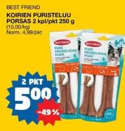 KOIRIEN PURISTELUU PORSAS