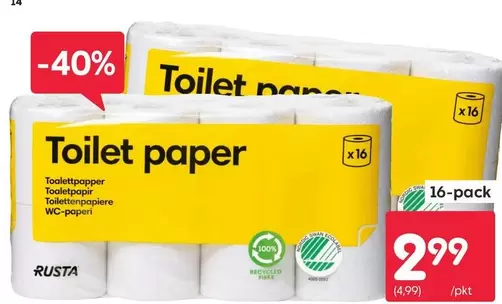 Toilet paper