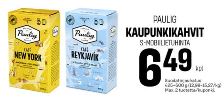 KAUPUNKIKAHVIT