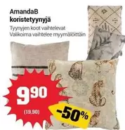 koristetyynyjä