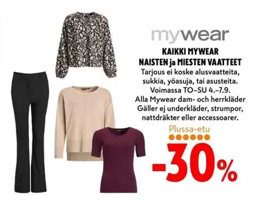 KAIKKI MYWEAR NAISTEN ja MIESTEN VAATTEET