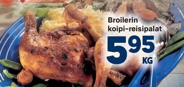 Broilerin koipi-reisipalat