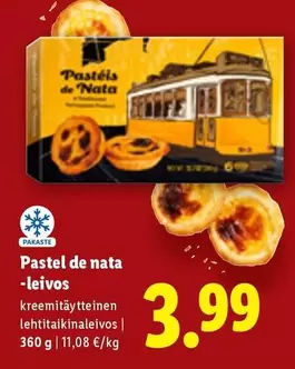 Pastel de nata -leivos
