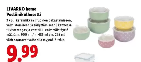 Posliinikulhosetti