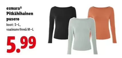 Pitkähihainen pusero
