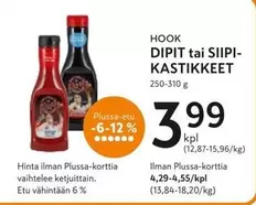 DIPIT tai SIIPI-KASTIKKEET