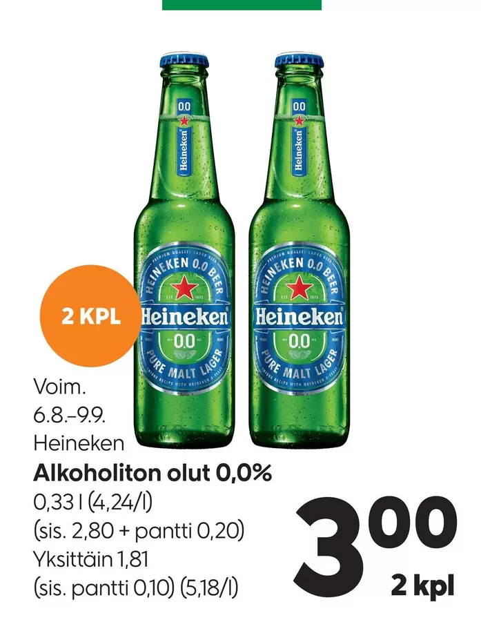 Alkoholiton olut 0,0%