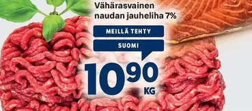 naudan jauheliha 7%