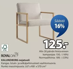 KALUNDBORG nojatuoli