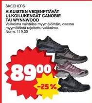 AIKUISTEN VEDENPITÄVÄT ULKOILUKENGÄT CANOBIE TAI WYNNWOOD