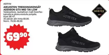 AIKUISTEN TREKKINGKENGÄT ADDISON GTX MID TAI LOW
