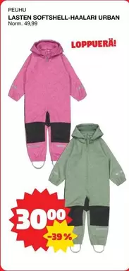 LASTEN SOFTSHELL-HAALARI URBAN