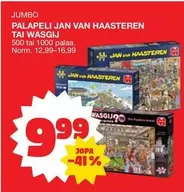 PALAPELI JAN VAN HAASTEREN TAI WASGIJ