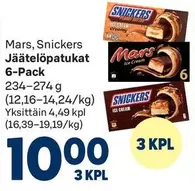 Snickers - Jäätelöpatukat