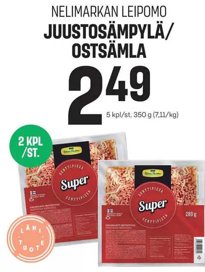 JUUSTOSÄMPYLÄ/ OSTSÄMLA