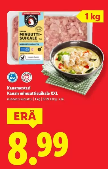 Kanan minuuttisuikale XXL