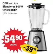 Obh Nordica - Blendforce 800W tehosekoitin
