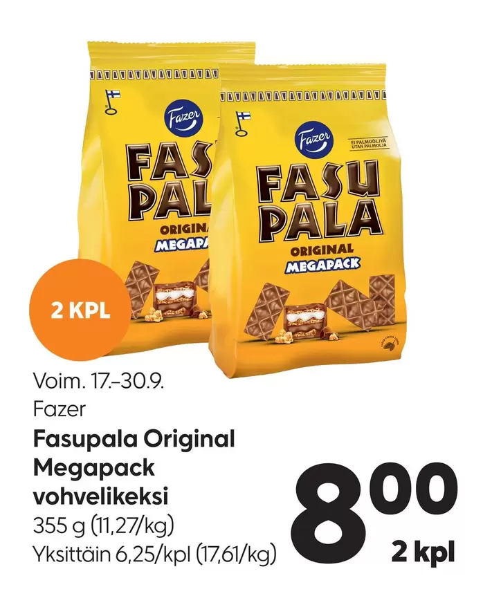 Original - Fasupala  Megapack vohvelikeksi