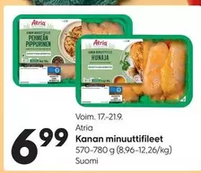Kanan minuuttifileet