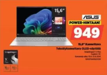 Asus - 15,6" Kannettava