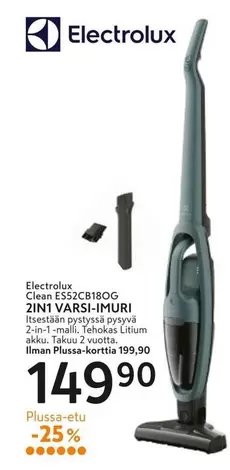 Clean ES52CB180G 2IN1 VARSI-IMURI