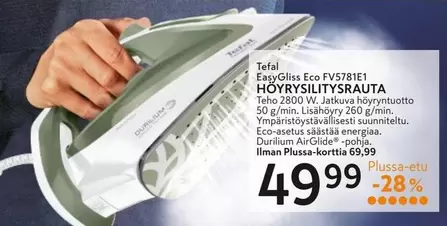 EasyGliss Eco FV5781E1 HOYRYSILITYSRAUTA