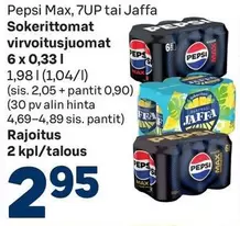 Max, 7UP tai Jaffa