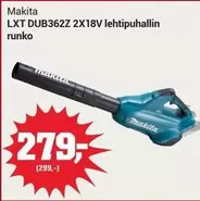 Makita - LXT DUB362Z 2X18V lehtipuhallin runko