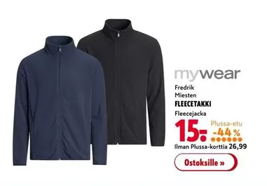 Miesten FLEECETAKKI