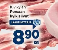 Porsaan kylkisiivut