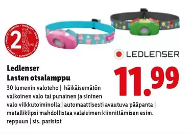 Lasten otsalamppu