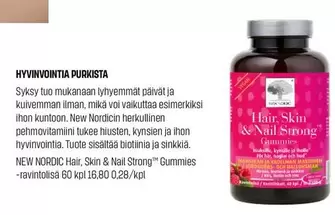 Nordic - Hair, Skin & Nail Strong Gummies