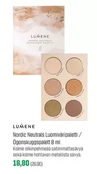 Nordic -  Neutrals Luomiväripaletti / Ögonskuggspalett 8 ml