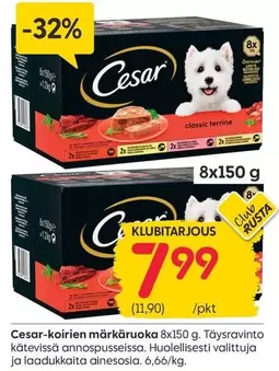 koirien märkäruoka 8x150 g. Täysravinto kätevissä annospusseissa. Huolellisesti valittuja ja laadukkaita ainesosia.