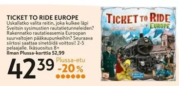 TICKET TO RIDE EUROPE