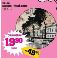 AURAJOKI PYÖREÄ MATTO