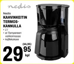 KAHVINKEITIN TERMOS-KANNULLA
