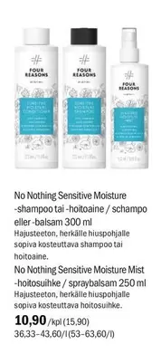 Sensitive Moisture -shampoo tai -hoitoaine / schampo eller-balsam