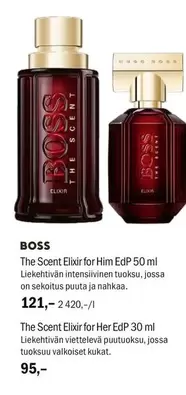 The Scent Elixir for Him EdP 50 ml, The Scent Elixir for Her EdP 30 ml