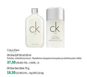 CK One EdT 50 ml