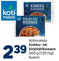 kinkku- tai kirjolohikiusaus