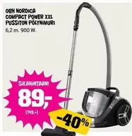Obh Nordica - COMPACT POWER XXL PUSSITON PÖLYNIMURI