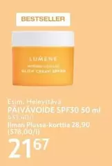 Heleyttävä PÄIVÄVOIDE SPF30
