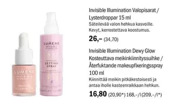 Invisible Illumination Valopisarat/ Lysterdroppar