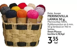 MERINOVILLA LANKA 50 g