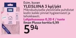 Sini - YLEISLIINA 3 kpl/pkt