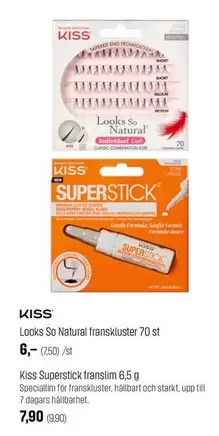 Looks So Natural franskluster 70 st, Superstick franslim 6,5 g