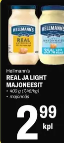 REAL JA LIGHT MAJONEESIT