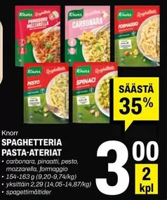 SPAGHETTERIA PASTA-ATERIAT