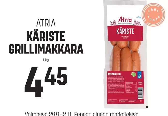 KÄRISTE GRILLIMAKKARA